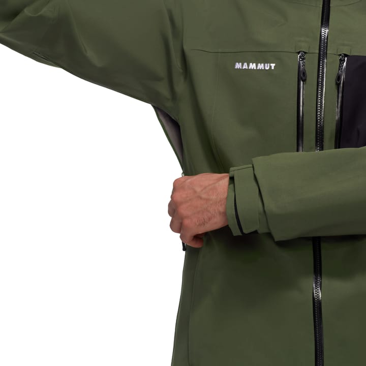 Mammut Men's Stoney Hardshell Hooded Jacket Dark Marsh-black Mammut Mammut Men's Stoney Hardshell Hooded Jacket Dark Marsh-black Mammut
