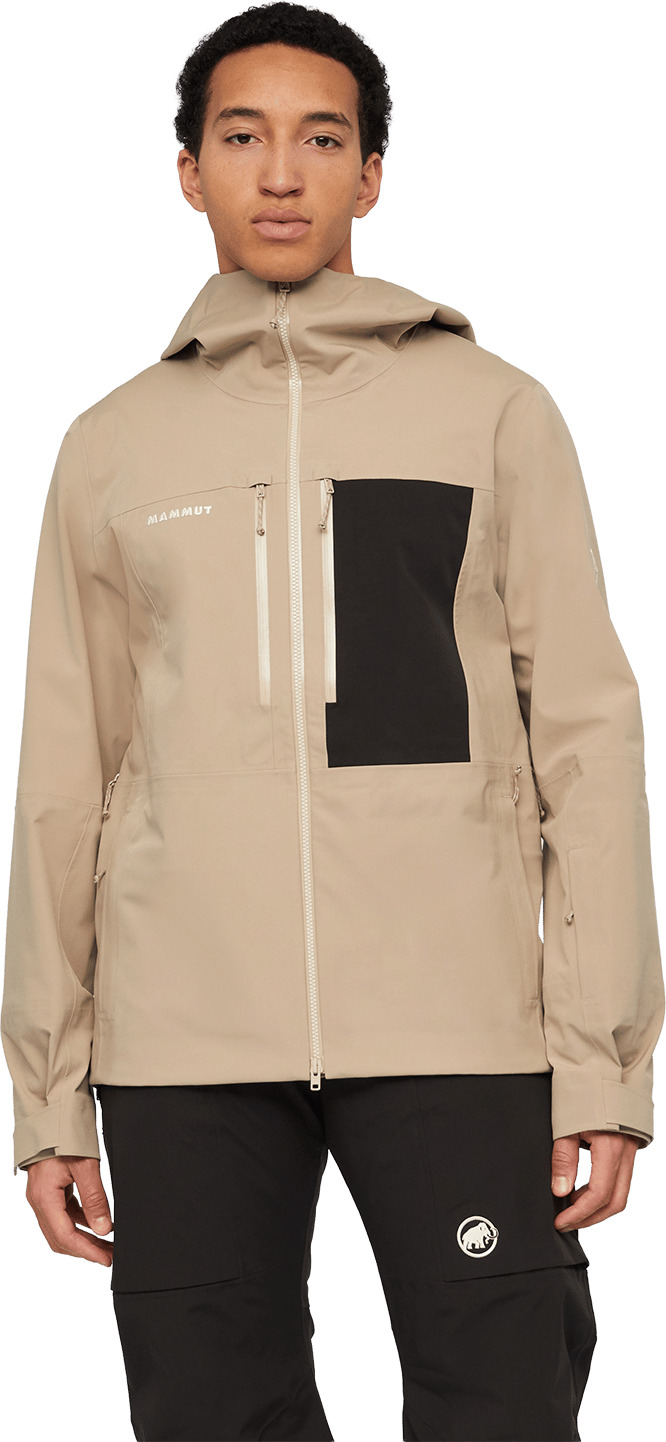 Mammut Men's Stoney Hardshell Hooded Jacket  Sablun-black Mammut