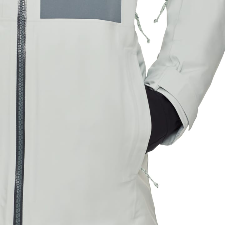 Mammut Women's Stoney Hardshell Thermo Hooded Jacket  Silver Sage/Strata Mammut