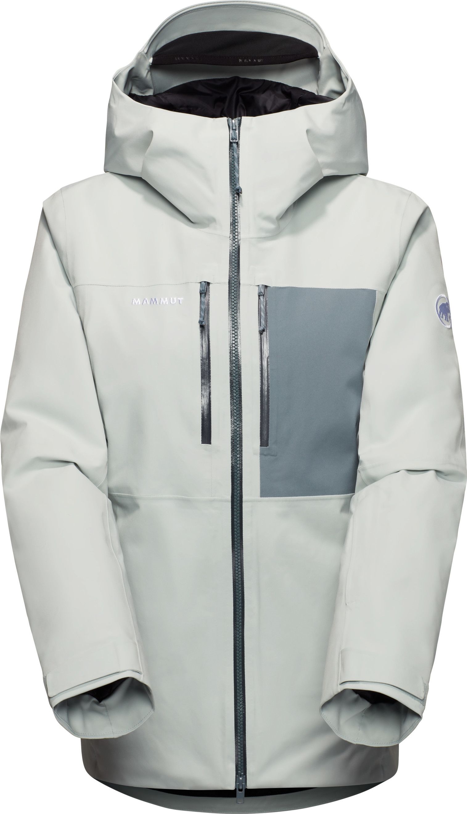 Mammut Women's Stoney Hardshell Thermo Hooded Jacket  Silver Sage/Strata