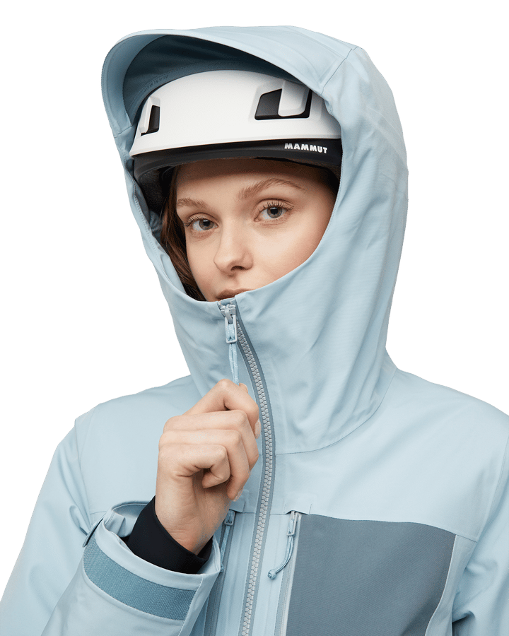 Mammut Women's Stoney Hardshell Thermo Hooded Jacket  Nebla-strata Mammut