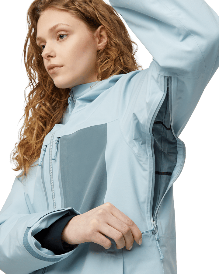 Mammut Women's Stoney Hardshell Thermo Hooded Jacket  Nebla-strata Mammut