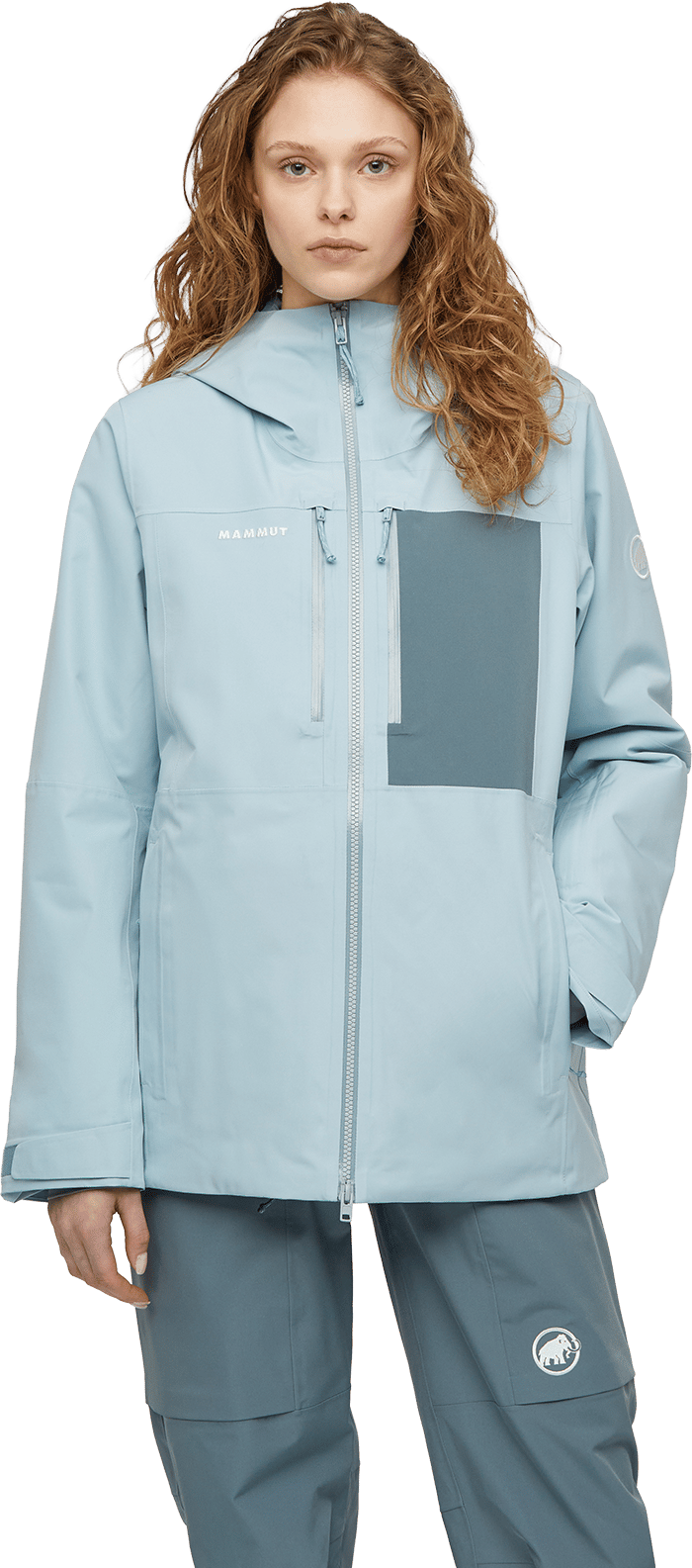 Mammut Women's Stoney Hardshell Thermo Hooded Jacket  Nebla-strata Mammut
