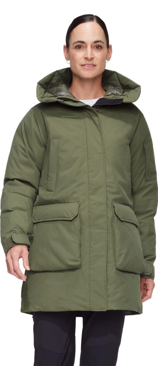 Mammut Floeberg HS Thermo Hooded Coat Women Dark Marsh Mammut Mammut Floeberg HS Thermo Hooded Coat Women Dark Marsh Mammut