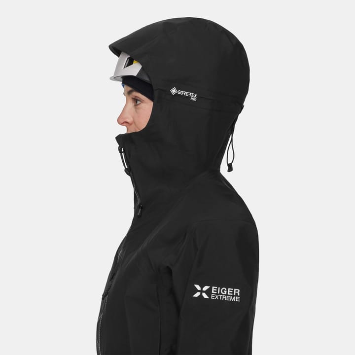 Mammut Eiger Nordwand Advanced Hs Hooded Jacket Women Black Mammut