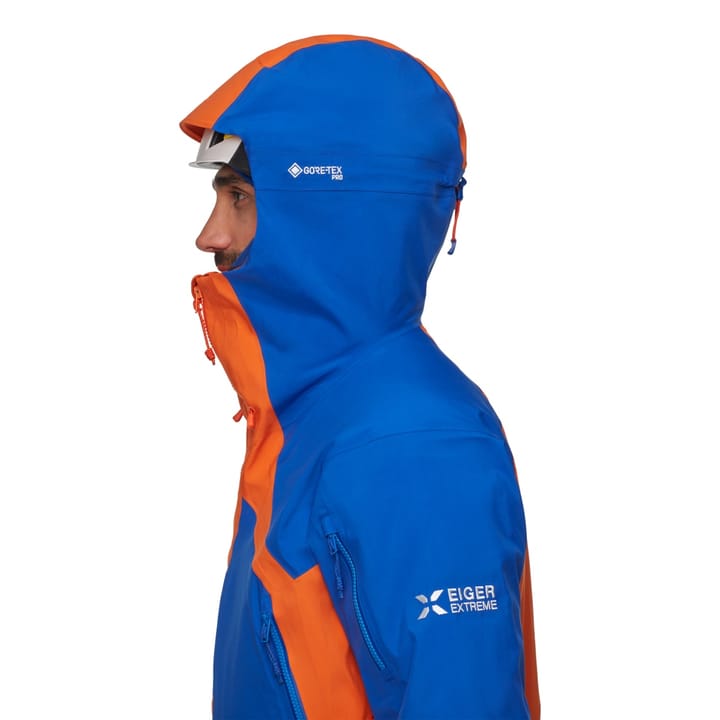 Mammut Eiger Nordwand Pro Hs Hooded Jacket Men Eiger Orange-eiger Blue Mammut Mammut Eiger Nordwand Pro Hs Hooded Jacket Men Eiger Orange-eiger Blue Mammut