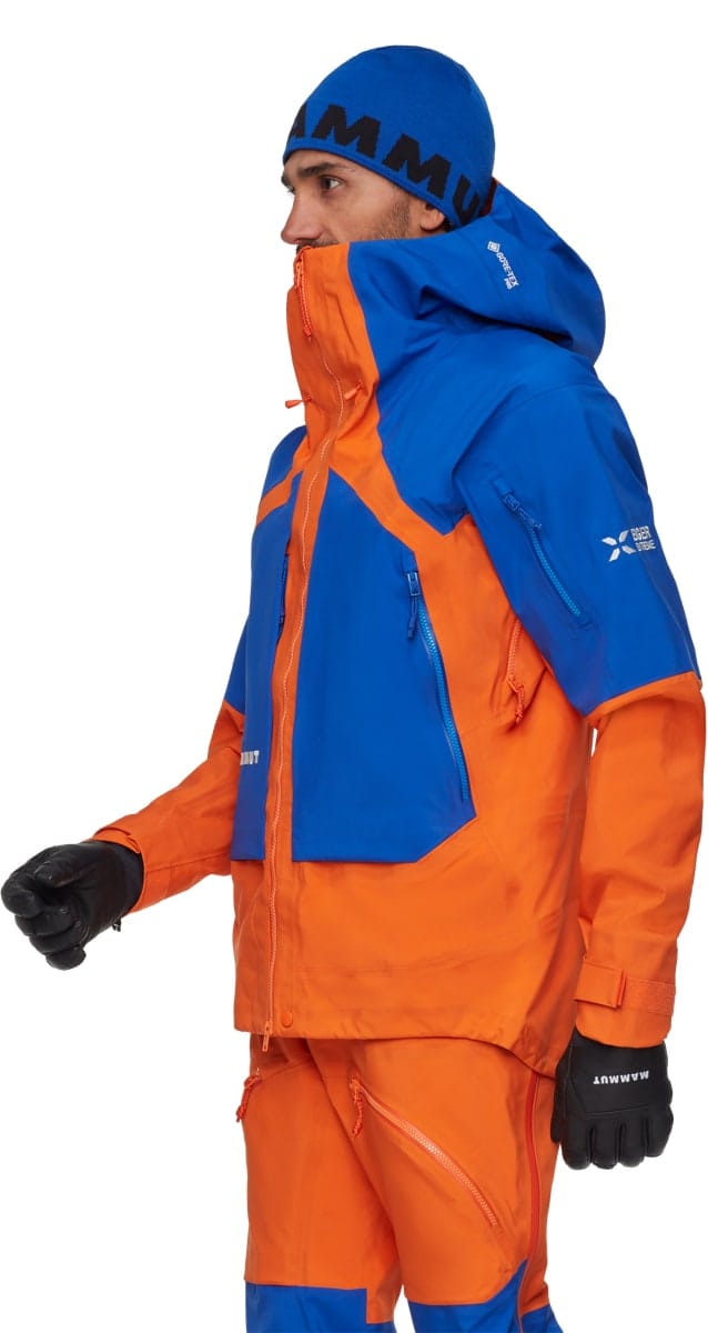 Mammut Eiger Nordwand Pro Hs Hooded Jacket Men Eiger Orange-eiger Blue Mammut Mammut Eiger Nordwand Pro Hs Hooded Jacket Men Eiger Orange-eiger Blue Mammut