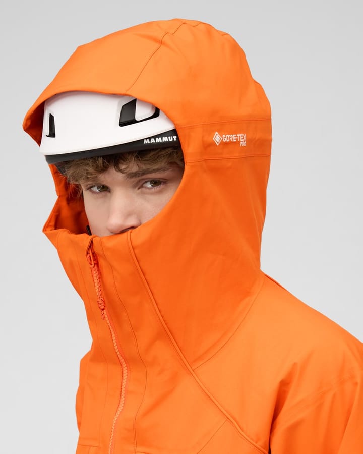 Mammut Eiger Free Pro HS Hooded Jacket Men Eiger Orange-black Mammut