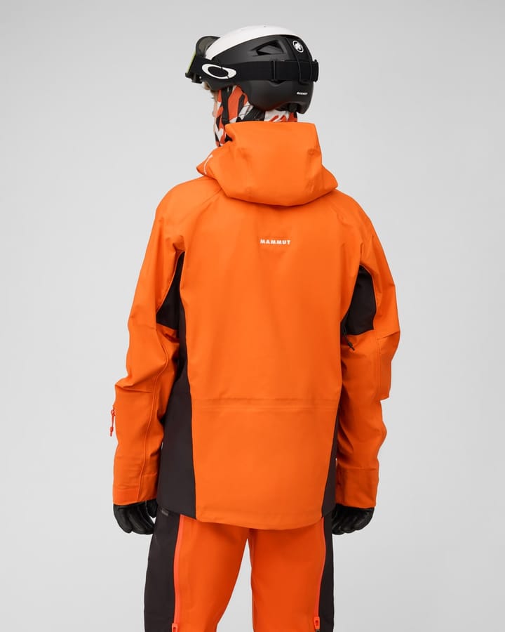 Mammut Eiger Free Pro HS Hooded Jacket Men Eiger Orange-black Mammut