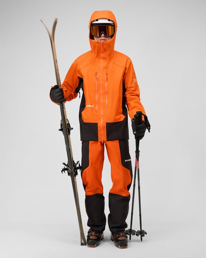 Mammut Eiger Free Pro HS Hooded Jacket Men Eiger Orange-black Mammut