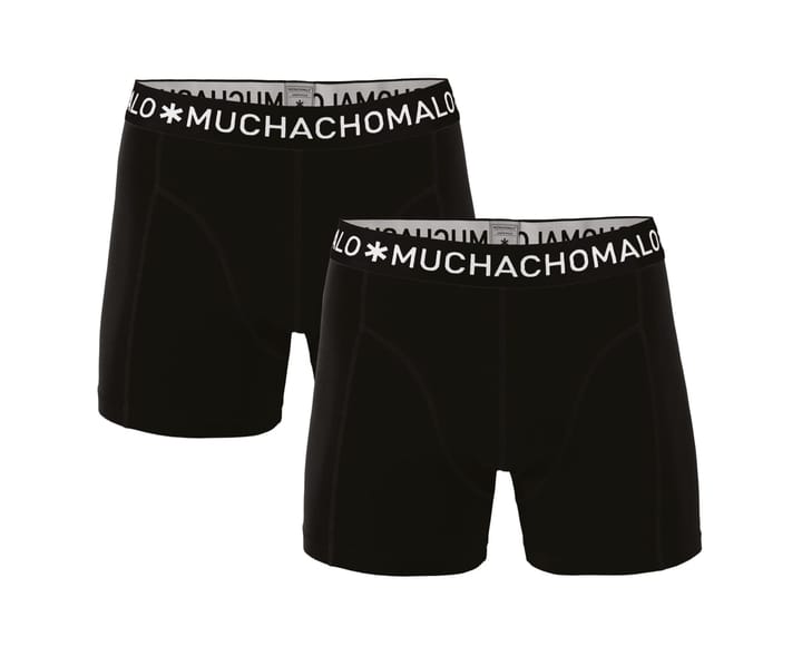 Muchachomalo Man 1010 Boxer Solid 2pk Black Muchachomalo