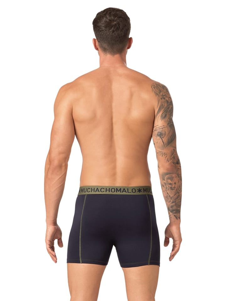 Muchachomalo Man 1010 Boxer Solid 2pk Navy/Navy Muchachomalo