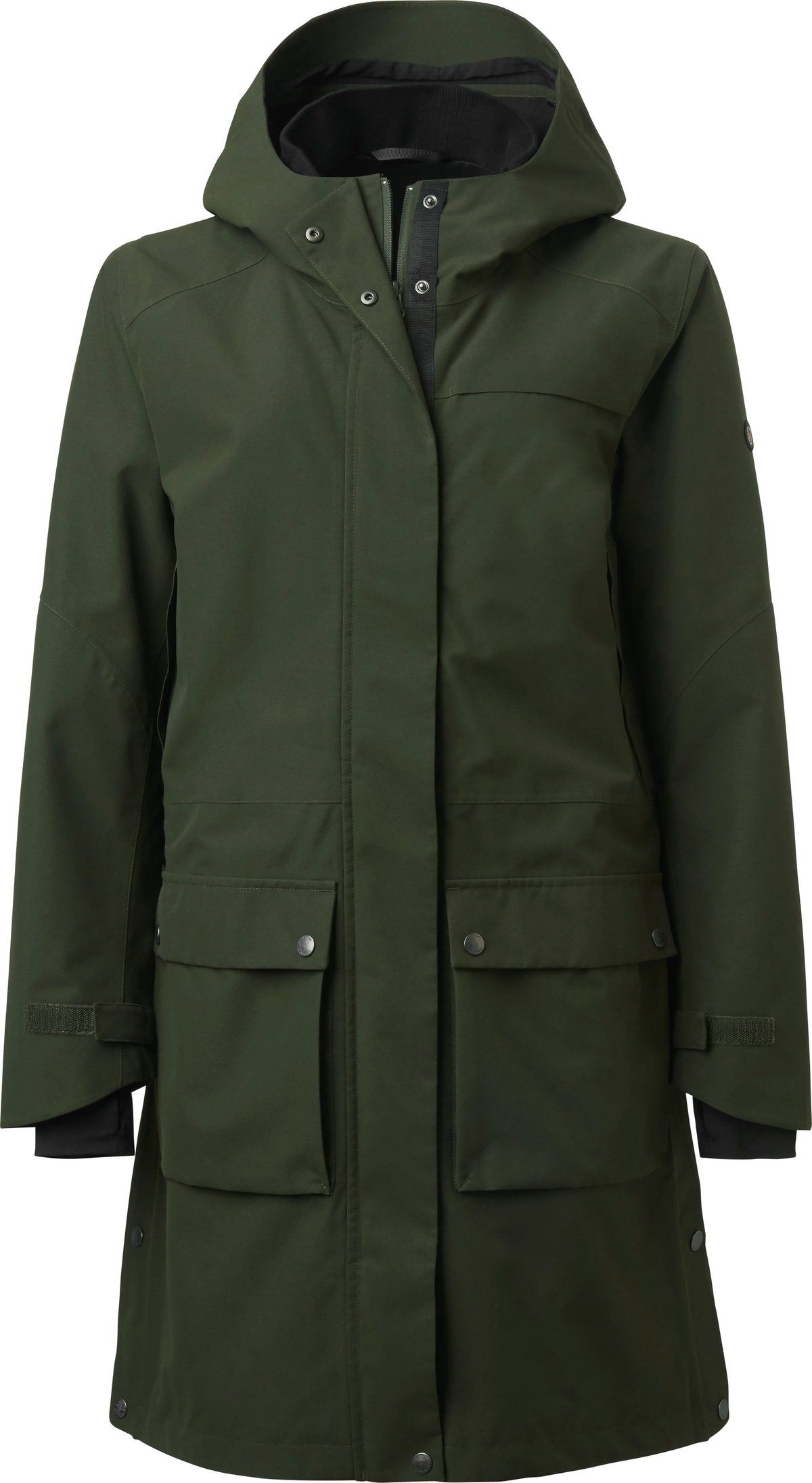 Chevalier Women's Fractus Chevalite Rain Coat Tobacco Green