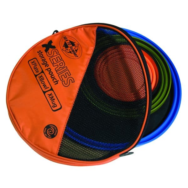 Sea To Summit X-Set3 3 Pc Orange Pouch/Blue Plate/Green Bowl/Orange Mug Sea to Summit Sea To Summit X-Set3 3 Pc Orange Pouch/Blue Plate/Green Bowl/Orange Mug Sea to Summit