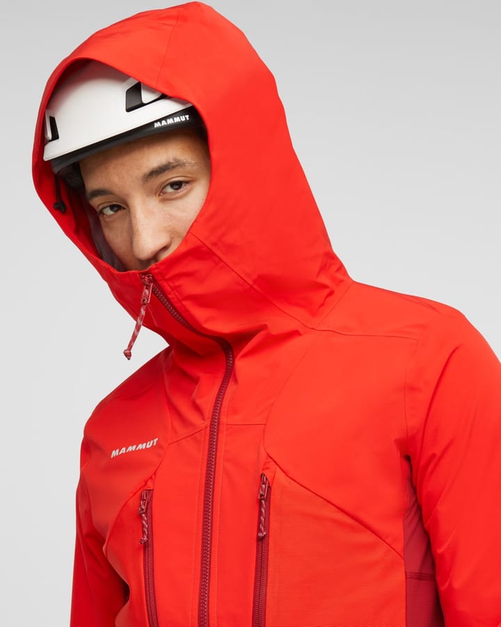 Mammut Aenergy Pro SO Hybrid Hooded Jacket Men Mammut Red-dark Mammut Red Mammut
