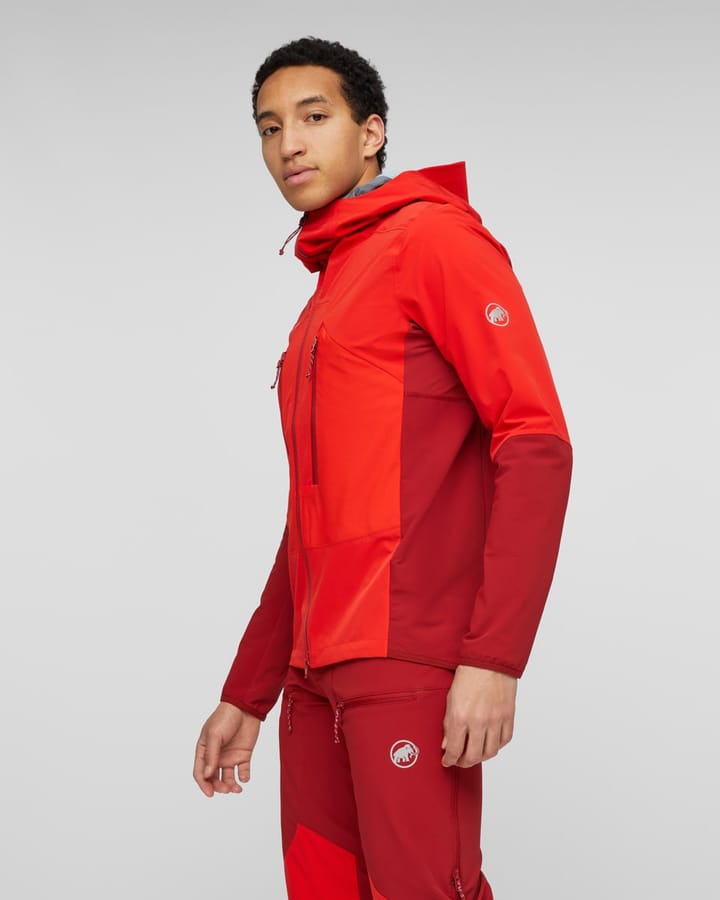 Mammut Aenergy Pro SO Hybrid Hooded Jacket Men Mammut Red-dark Mammut Red Mammut
