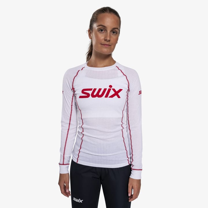 Swix Racex Classic Long Sleeve W Bright White/Swix Red Swix