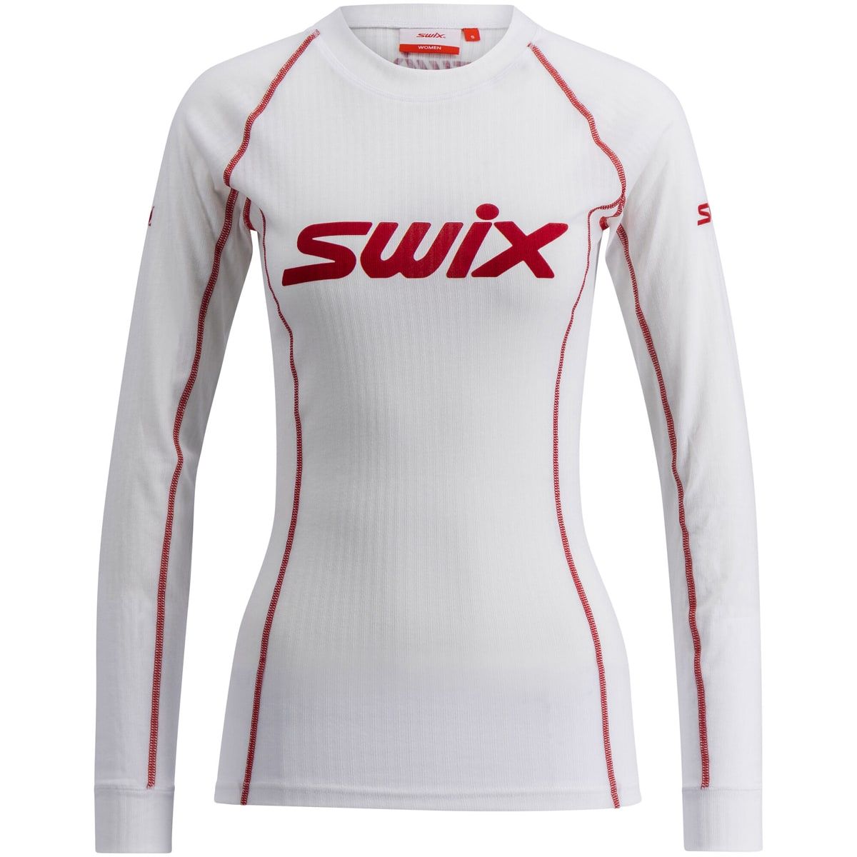 Swix Racex Classic Long Sleeve W Bright White/Swix Red
