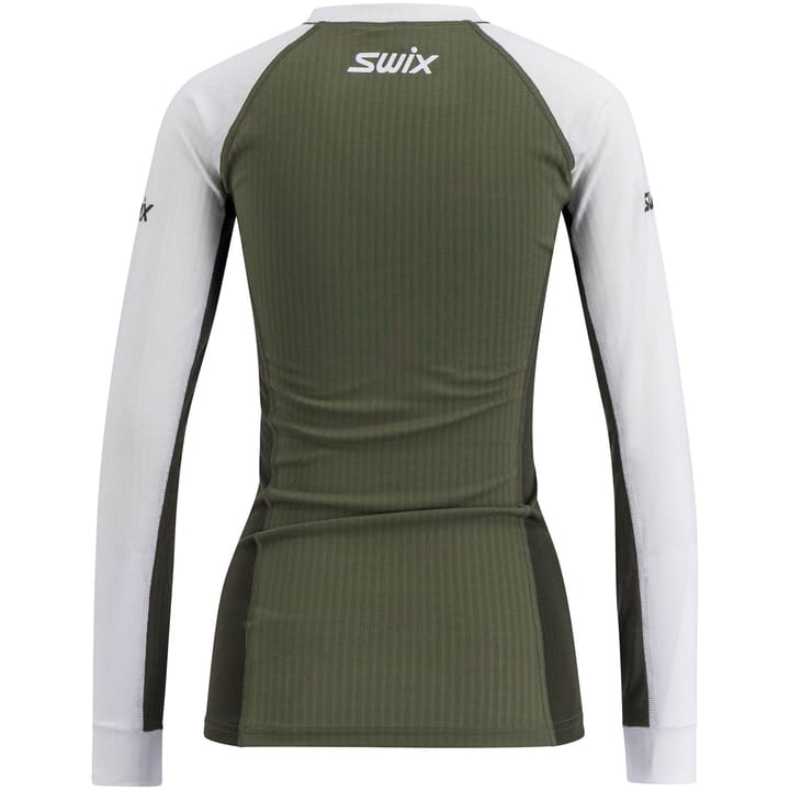 Swix Women's RaceX Classic Long Sleeve Olive/ Bright White Swix
