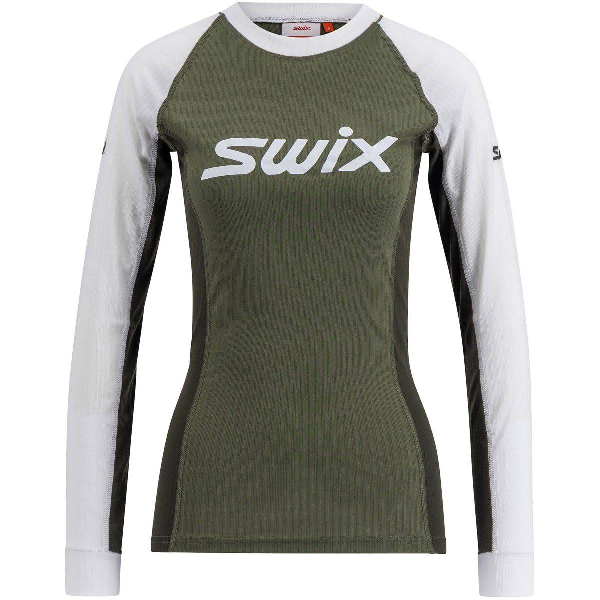 Swix Racex Classic Long Sleeve W Olive/ Bright White