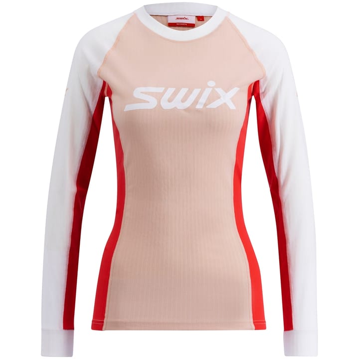 Swix Women's RaceX Classic Long Sleeve Peach Whip/ Teaberry Swix