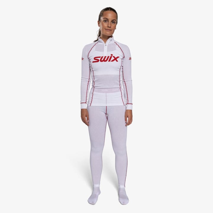 Swix Racex Classic Half Zip W Bright White/Swix Red Swix