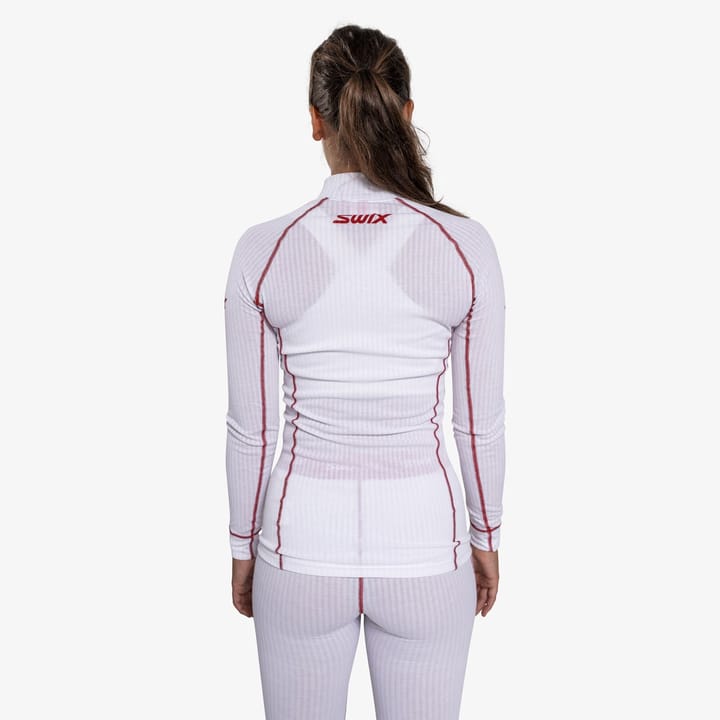 Swix Racex Classic Half Zip W Bright White/Swix Red Swix