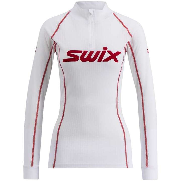Swix Racex Classic Half Zip W Bright White/Swix Red Swix
