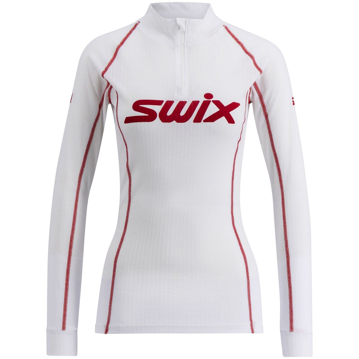 Swix Racex Classic Half Zip W Bright White/Swix Red