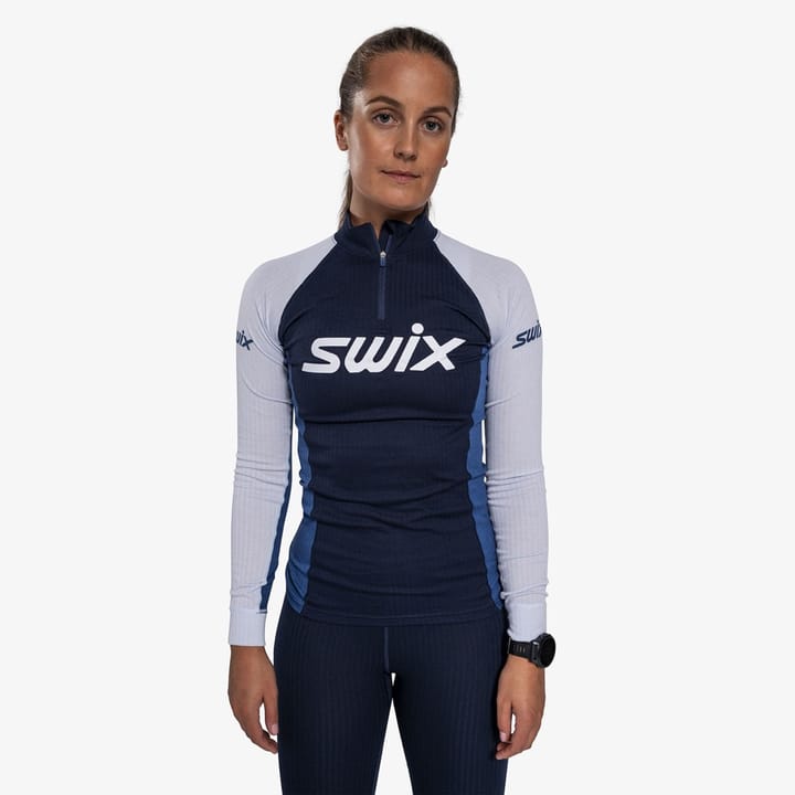 Swix Racex Classic Half Zip W Dark Navy/Lake Blue Swix