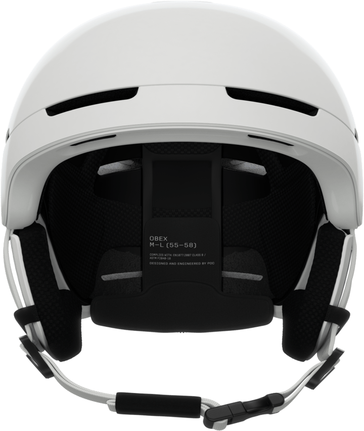 POC Obex Mips Hydrogen White/fluorescent Orange POC