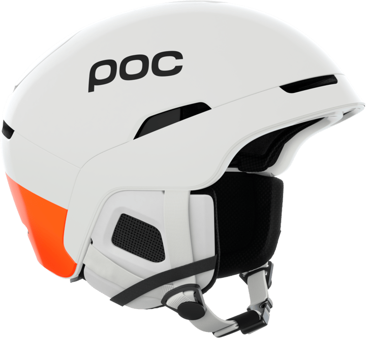 POC Obex Mips Hydrogen White/fluorescent Orange POC