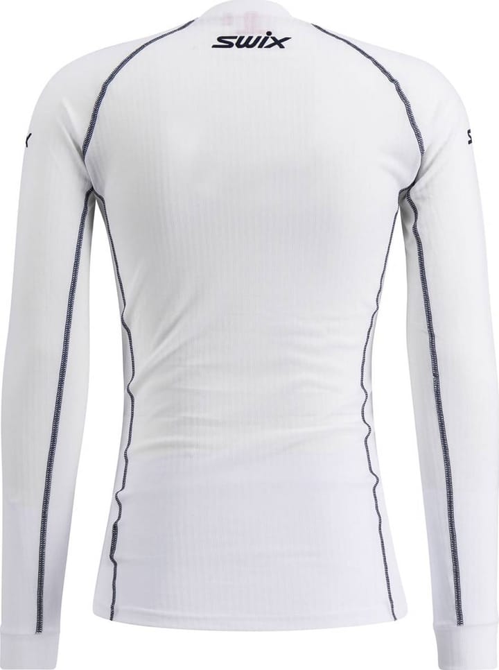 Swix Racex Classic Long Sleeve M Bright White/ Dark Navy Swix