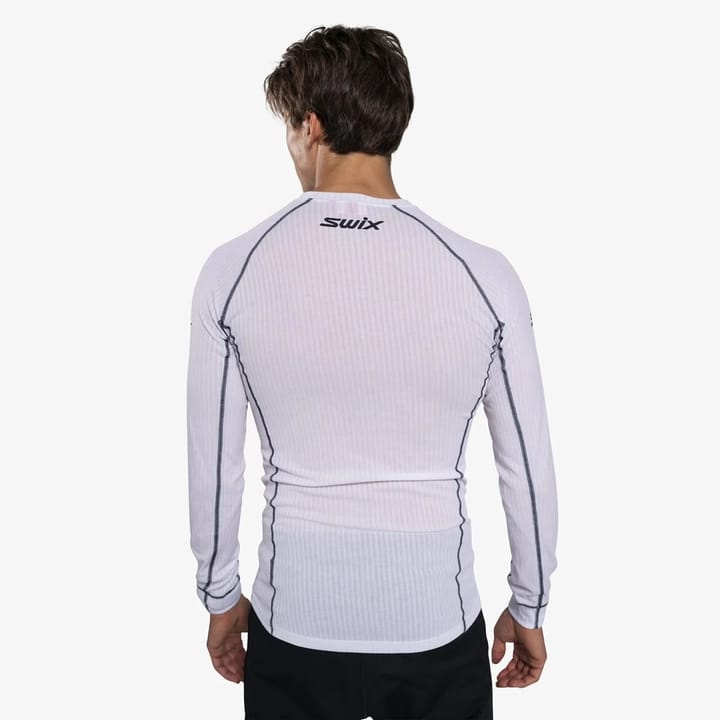 Swix Men's RaceX Classic Long Sleeve Bright White/ Dark Navy Swix