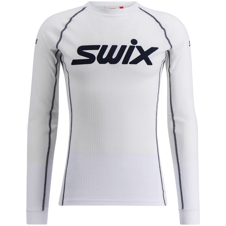 Swix Men's RaceX Classic Long Sleeve Bright White/ Dark Navy Swix