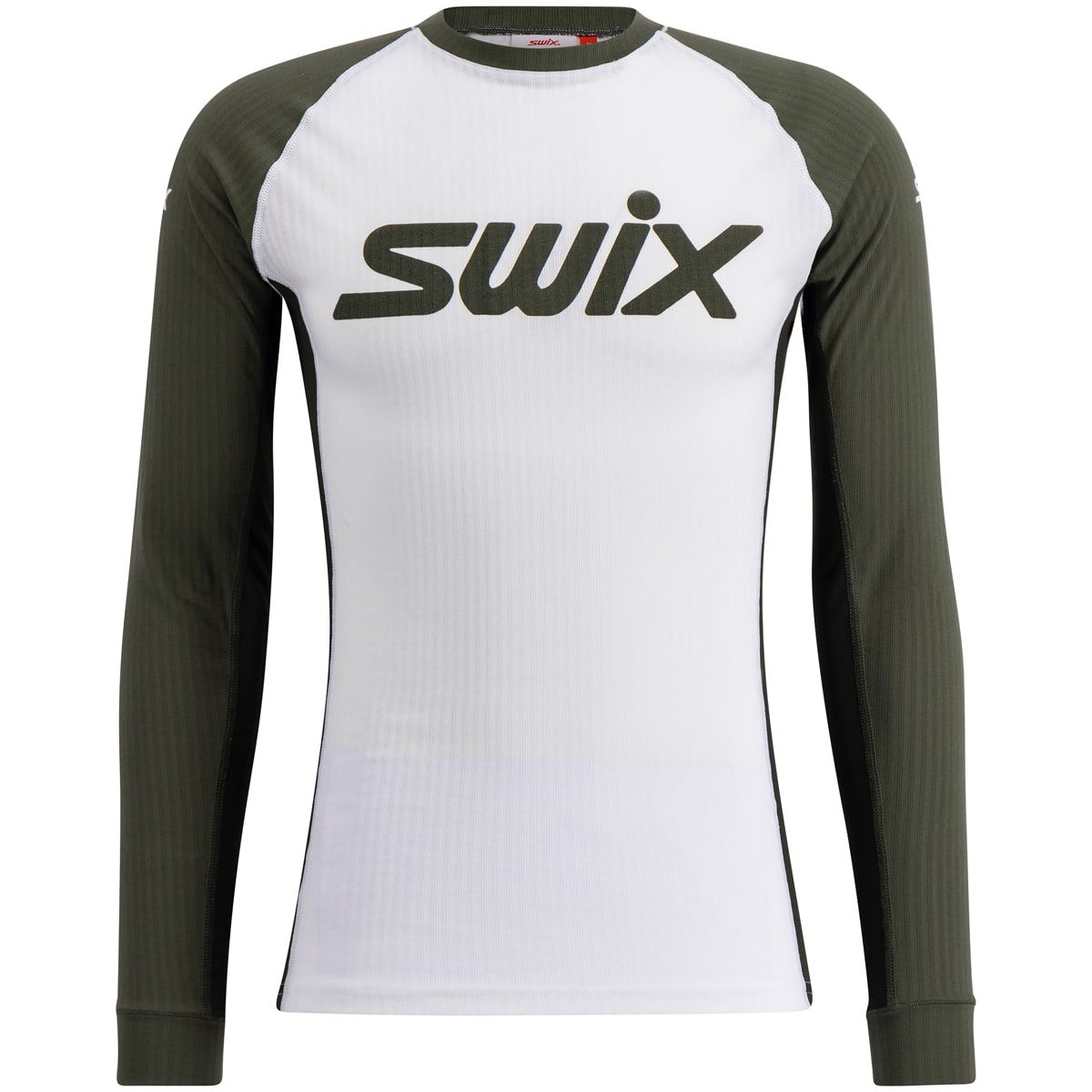 Swix Men's RaceX Classic Long Sleeve Bright White/ Olive