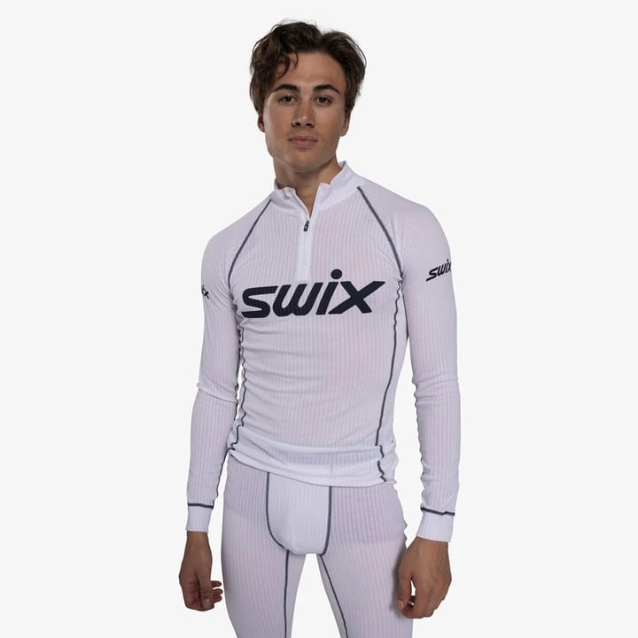 Swix Racex Classic Half Zip M Bright White/ Dark Navy Swix