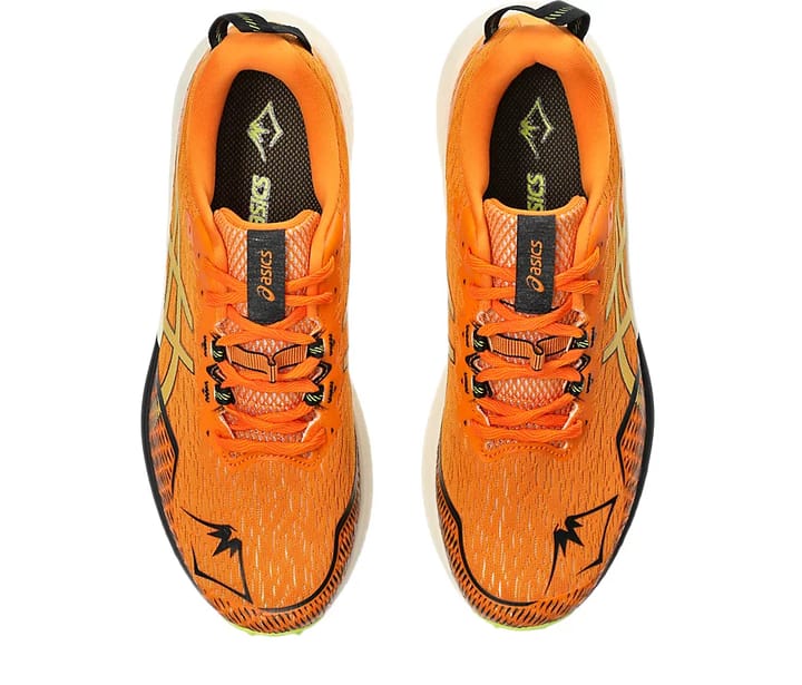 Asics Men's Fuji Lite 4 Bright Orange/Neon Lime Asics