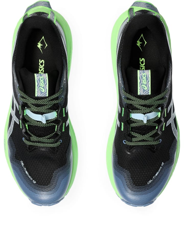 Asics Men's Gel-Trabuco 12 Black/Light Blue Asics Asics Men's Gel-Trabuco 12 Black/Light Blue Asics