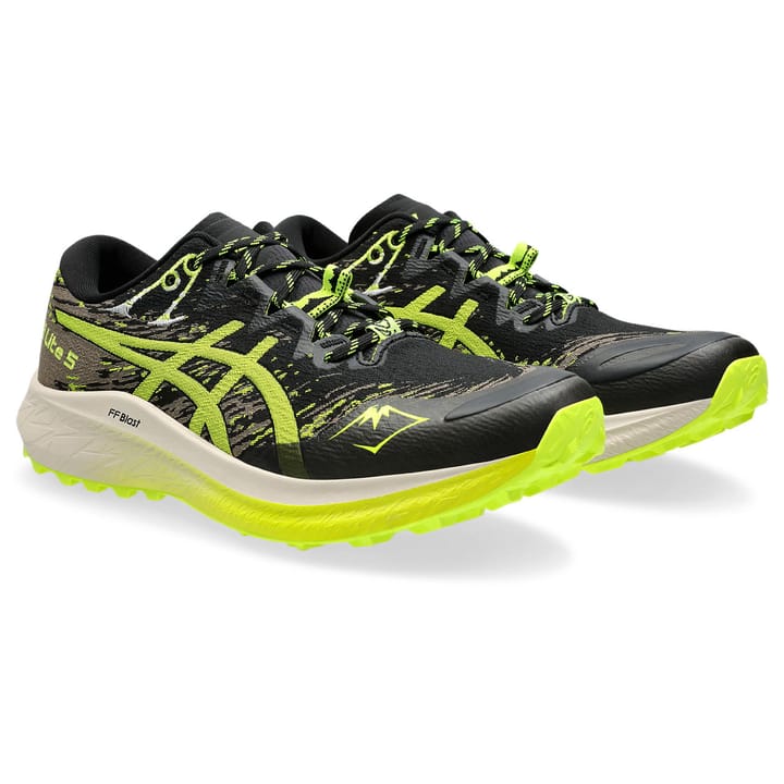 Asics Men's Fuji Lite 5 Black/Safety Yellow Asics Asics Men's Fuji Lite 5 Black/Safety Yellow Asics