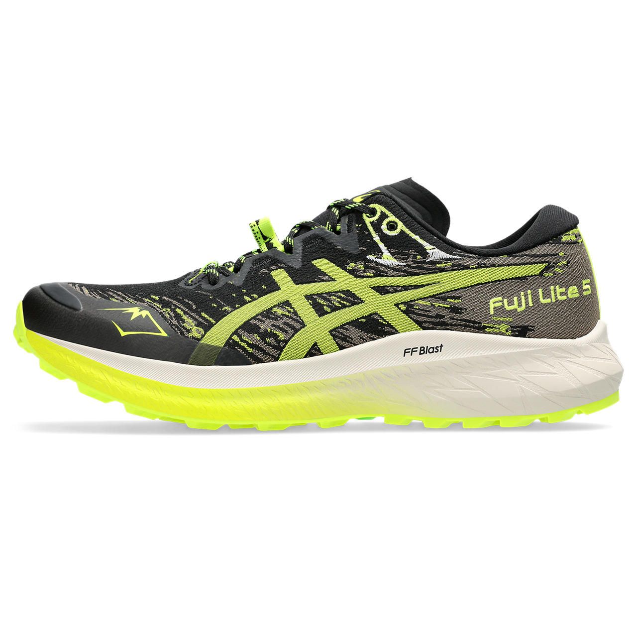 Asics Men's Fuji Lite 5 Black/Safety Yellow