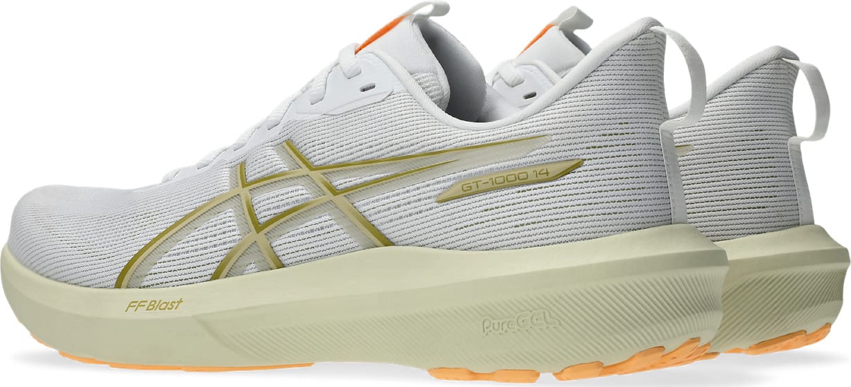 ASICS Men\'s GT-1000 14 White/Lemongrass Size 13 NIB ASICS GT-1000 14 Men main image 4