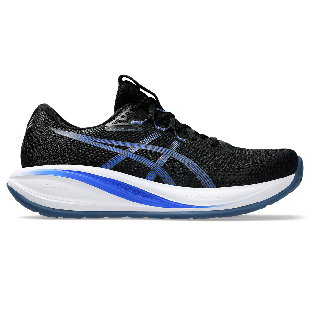 Asics Men's GEL-Cumulus 28 Black/neon Blue