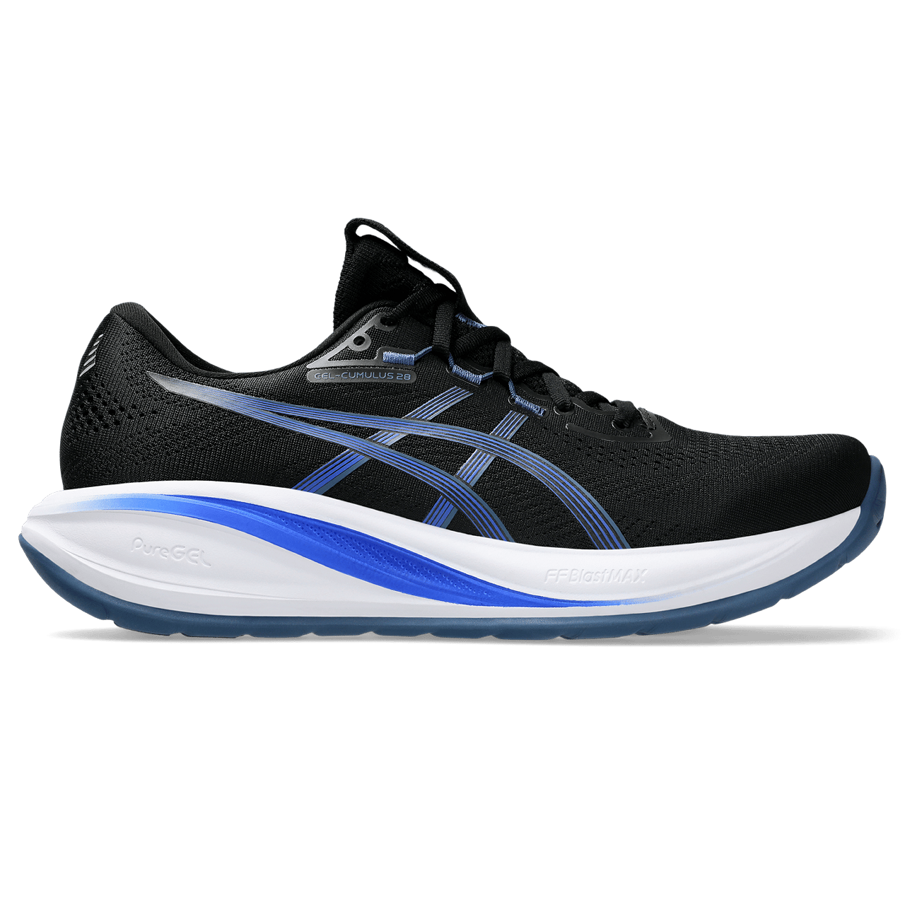 Asics Men's GEL-Cumulus 28 Black/neon Blue