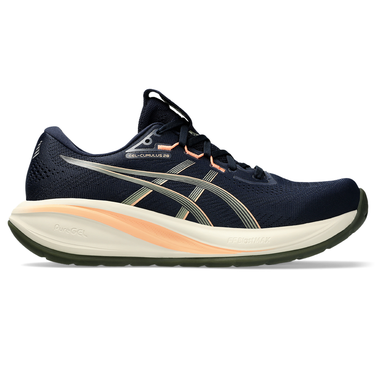 Asics Men's GEL-Cumulus 28 Midnight/khaki Green