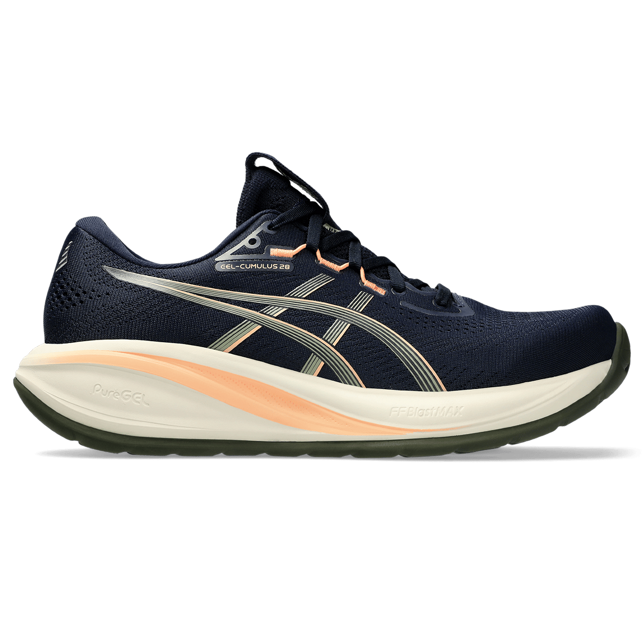 Asics Men's GEL-Cumulus 28 Midnight/khaki Green
