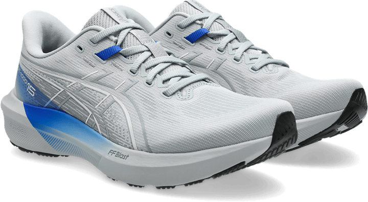 Asics Men's Gt-1000 15 Piedmont Grey/neon Blue Asics