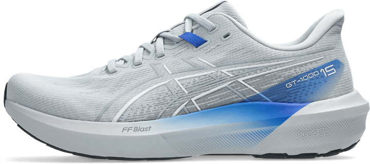 Asics Men's Gt-1000 15 Piedmont Grey/neon Blue Asics
