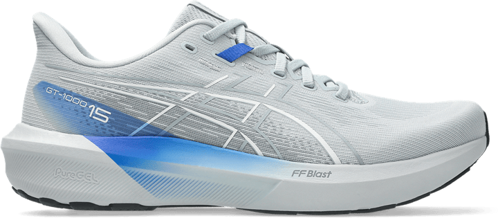 Asics Men's Gt-1000 15 Piedmont Grey/neon Blue Asics