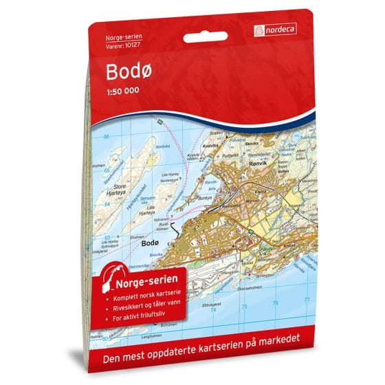 Nordeca Bodø Norge-serien 1:50 000 Nordeca